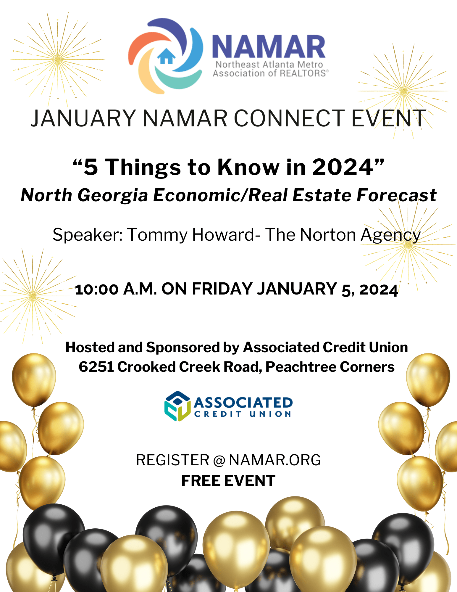 January 2024 NAMAR Connect Flyer